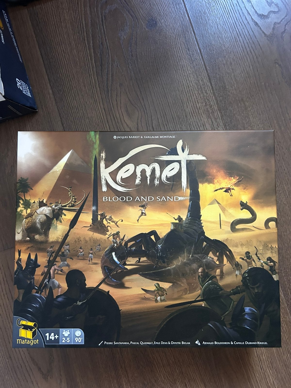 Kemet blood and sand (english), Hobby en Vrije tijd, Gezelschapsspellen | Bordspellen, Ophalen of Verzenden, Zo goed als nieuw
