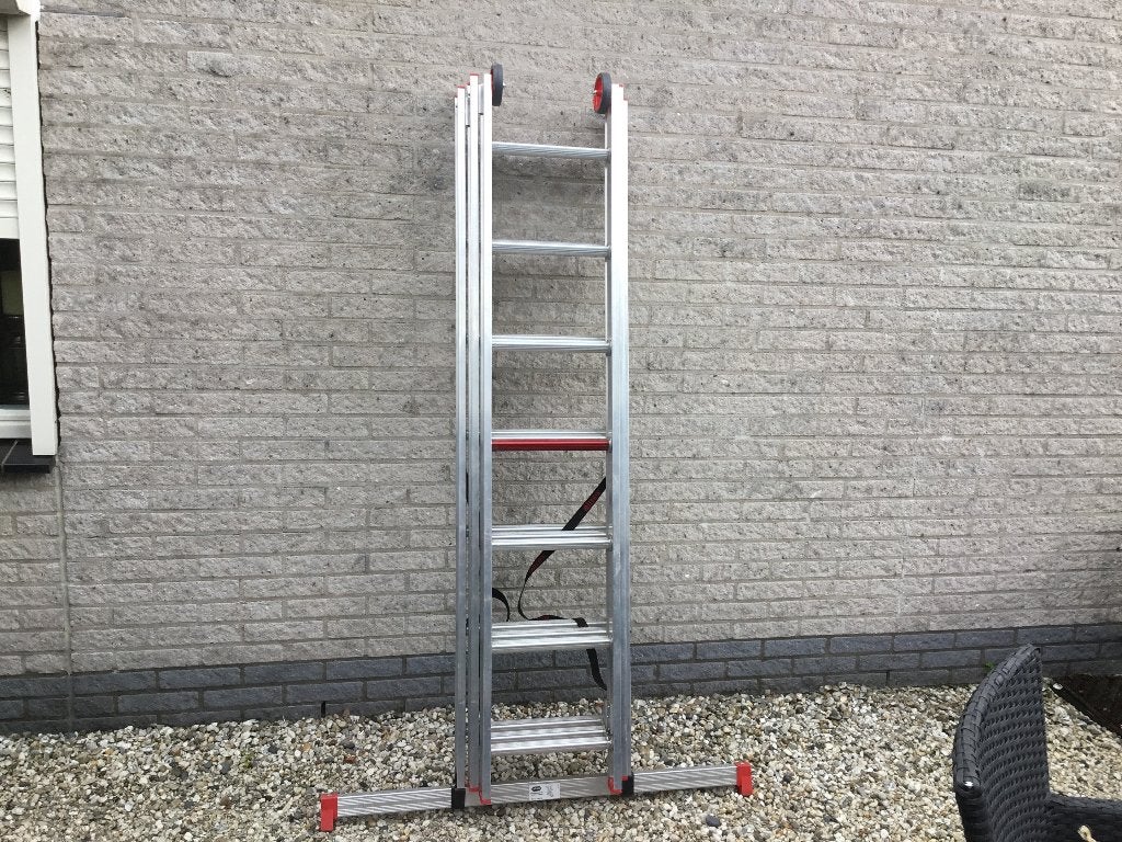 Altrex ladder 3x7 treden, Doe-het-zelf en Verbouw, Ladders en Trappen, Ophalen, Zo goed als nieuw, Ladder, Opvouwbaar of Inschuifbaar