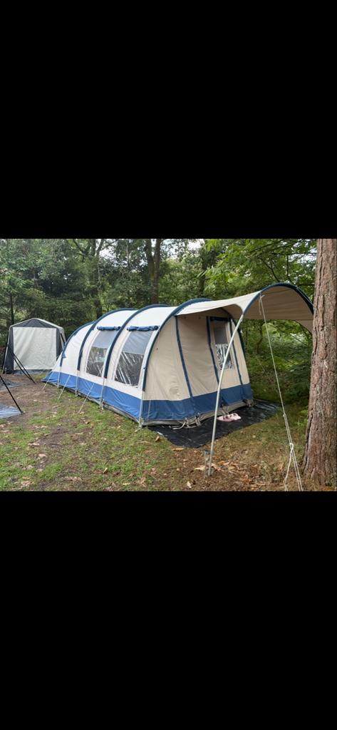 Vrijbuiter Michigan 4 katoenen tent, Caravans en Kamperen, Tenten, Ophalen, Gebruikt, Tot en met 4