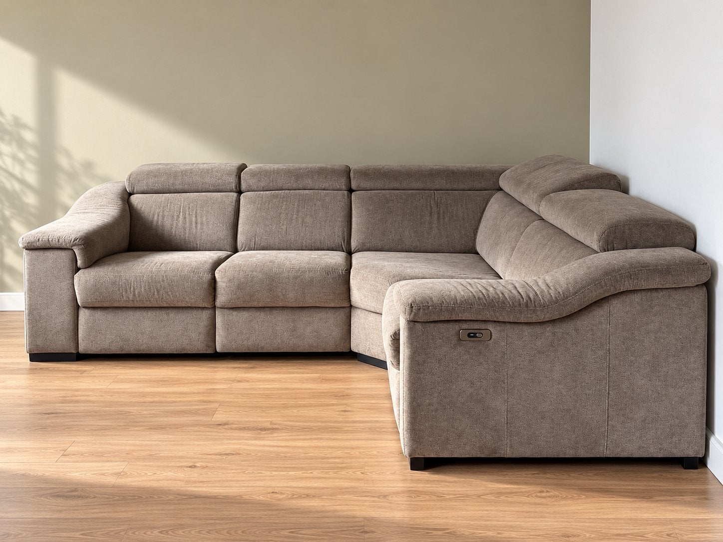 Comfortabele Hoekbank met Relaxfunctie - Zo goed als nieuw, Ophalen, 250 tot 300 cm, 100 tot 125 cm, Hoekbank