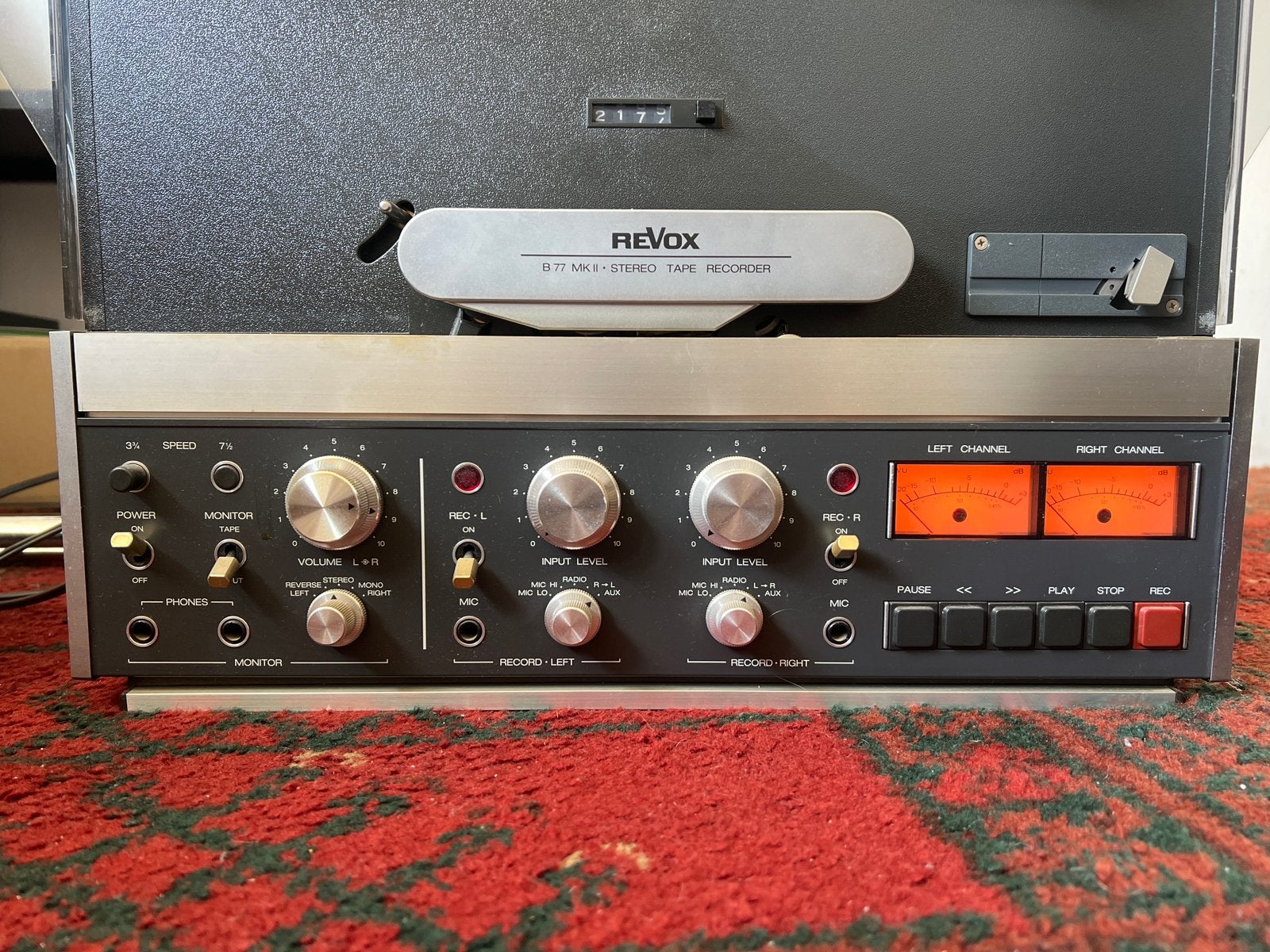 Revox B77 MKII + TEAC Echo Unit + TDK Aluminium Tapes, Ophalen, Bandrecorder, Met banden