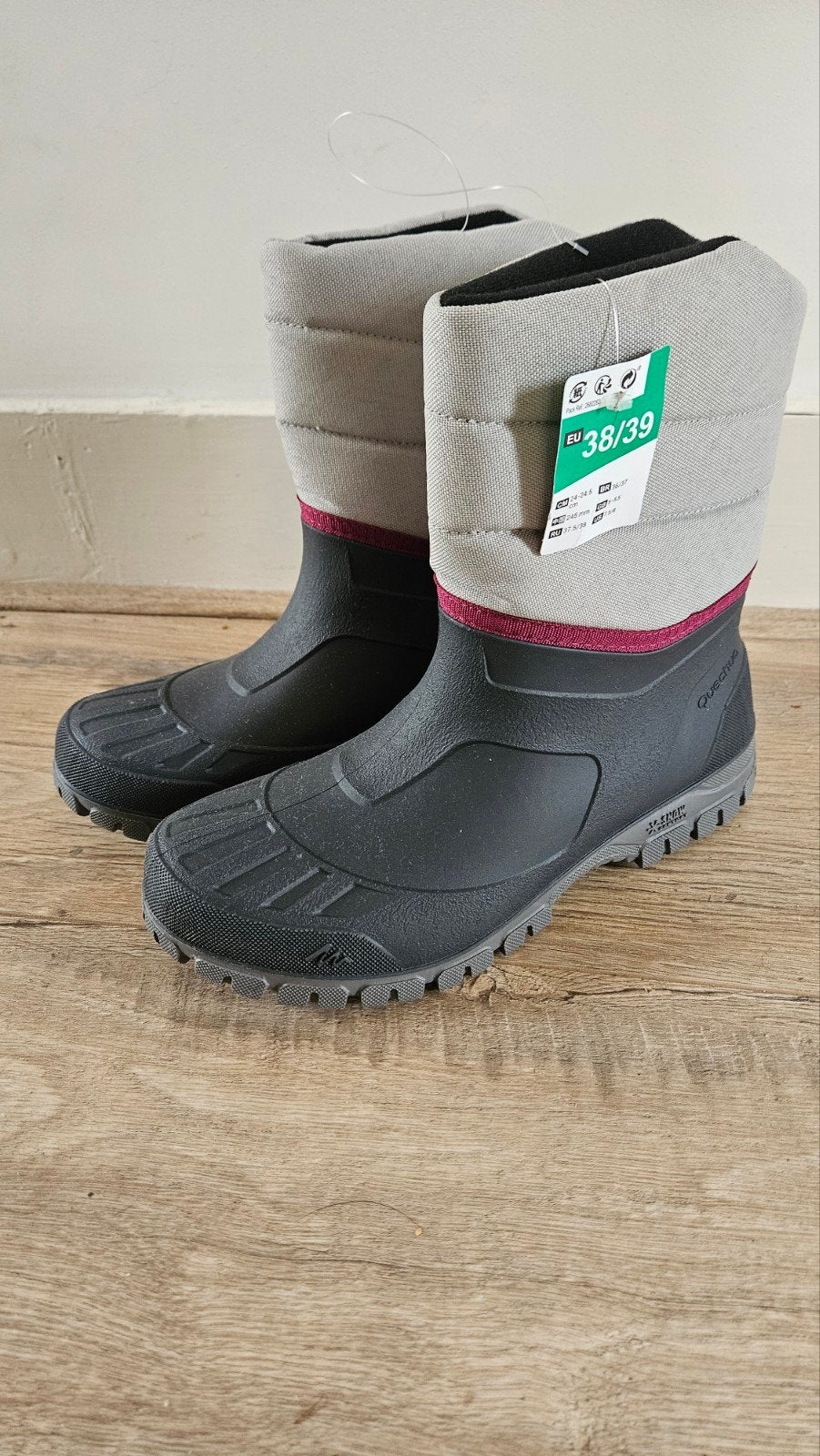 Nieuwe Quechua snowboots maat 38/39 met kaartje, Verzenden, Snowboots, Nieuw, Quechua