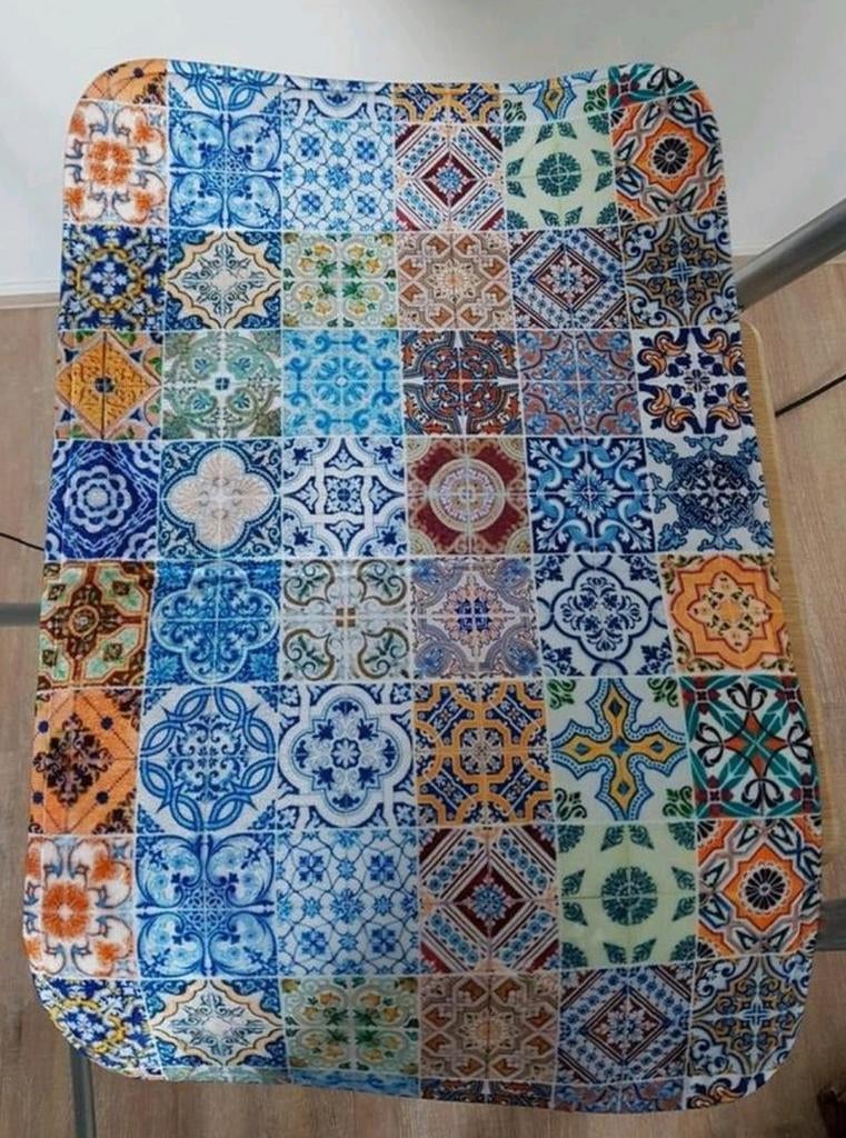 Nieuw!Deurmat zacht met gekleurde prints en antislip 60x40cm, Ophalen of Verzenden, Nieuw, Binnen
