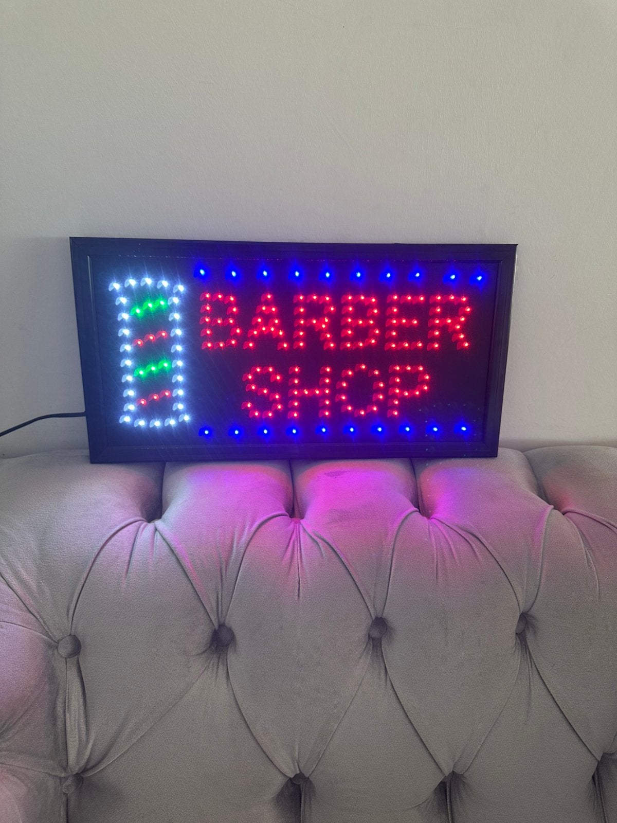 Nieuw LED Barber Shop bord, Ophalen of Verzenden, Nieuw, Licht