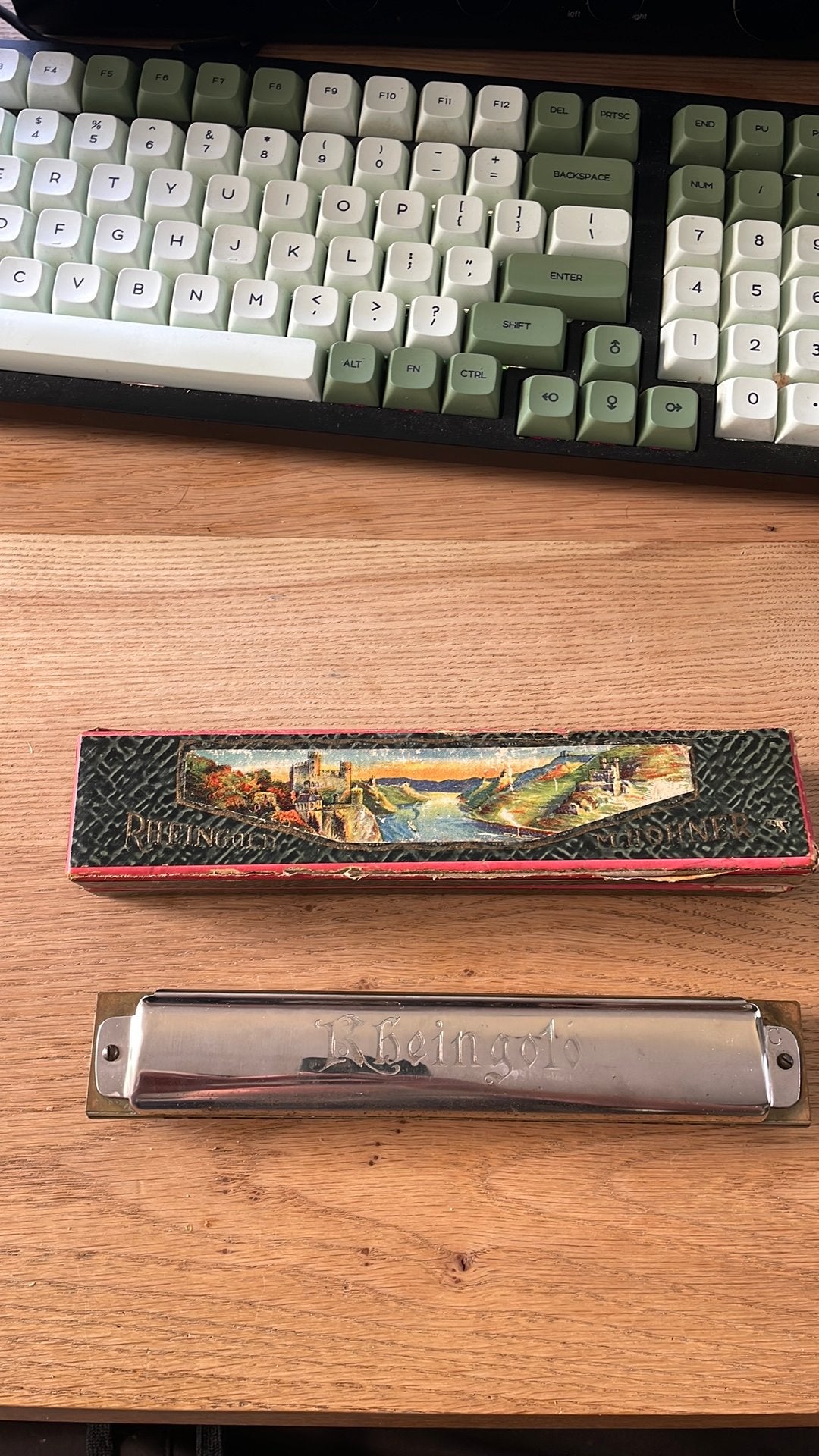 Hohner Rheingold mondharmonica, Ophalen of Verzenden, Zo goed als nieuw