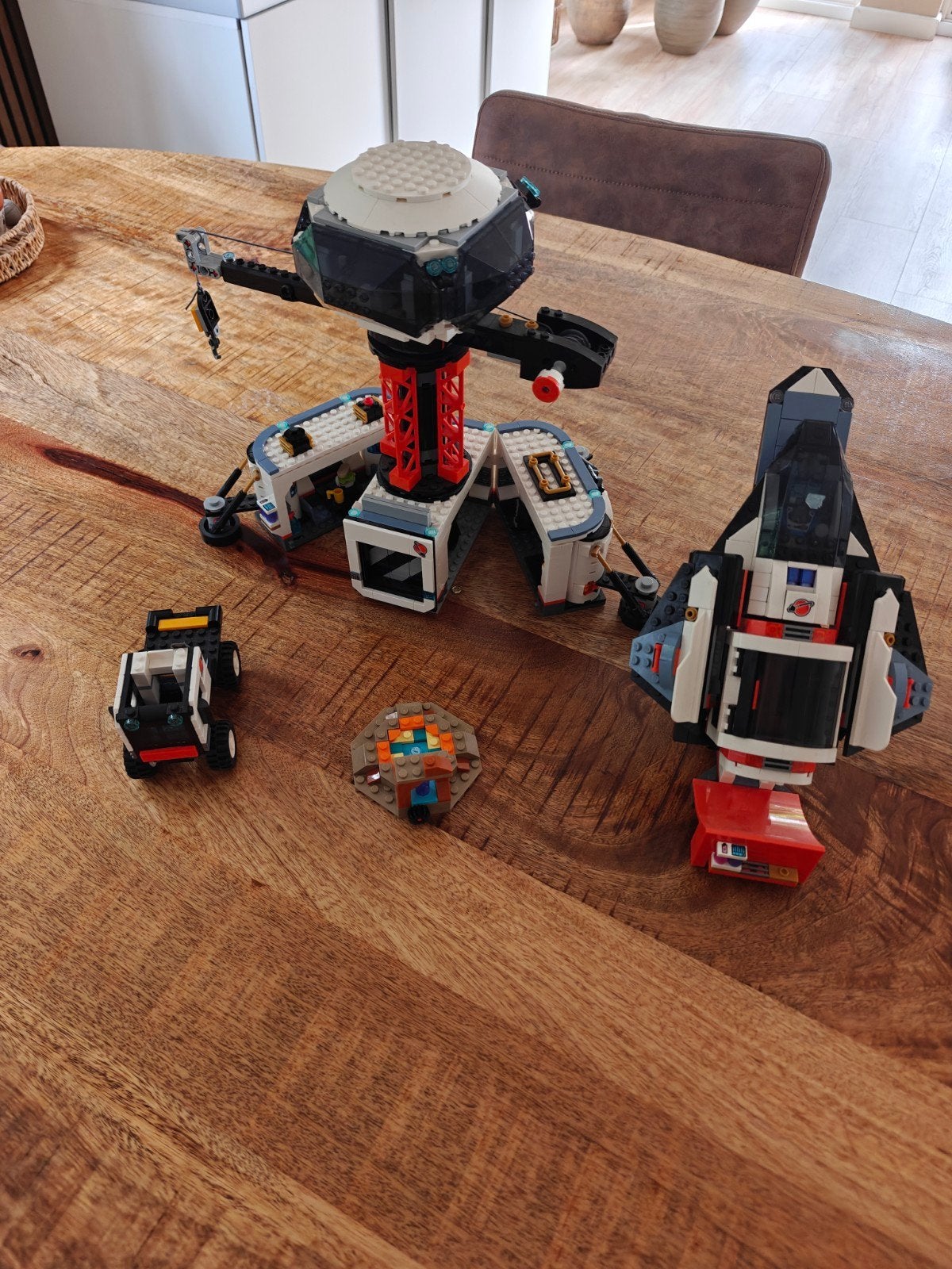 LEGO City Ruimtebasis en Raket - Zo goed als nieuw, Ophalen, Zo goed als nieuw, Overige merken