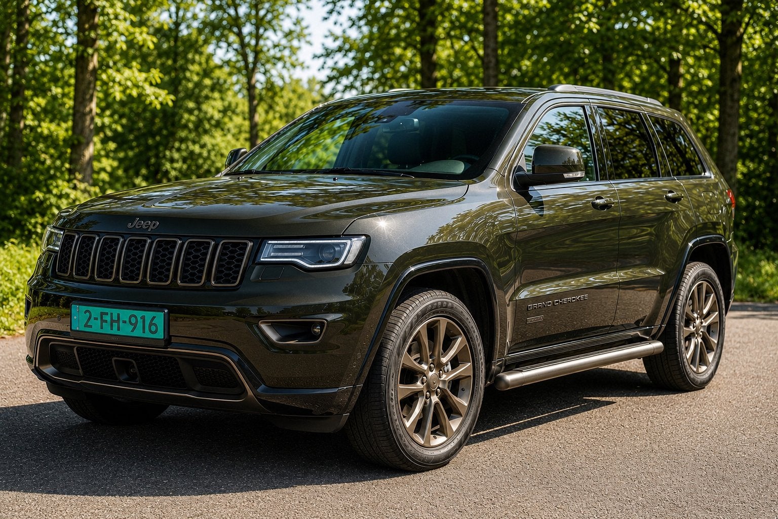 ‼️GERESERVEERD JEEP GRAND CHEROKEE 3.0 V6 75TH ANNIVERSARAY, Automaat, Leder, Bedrijf, Vierwielaandrijving