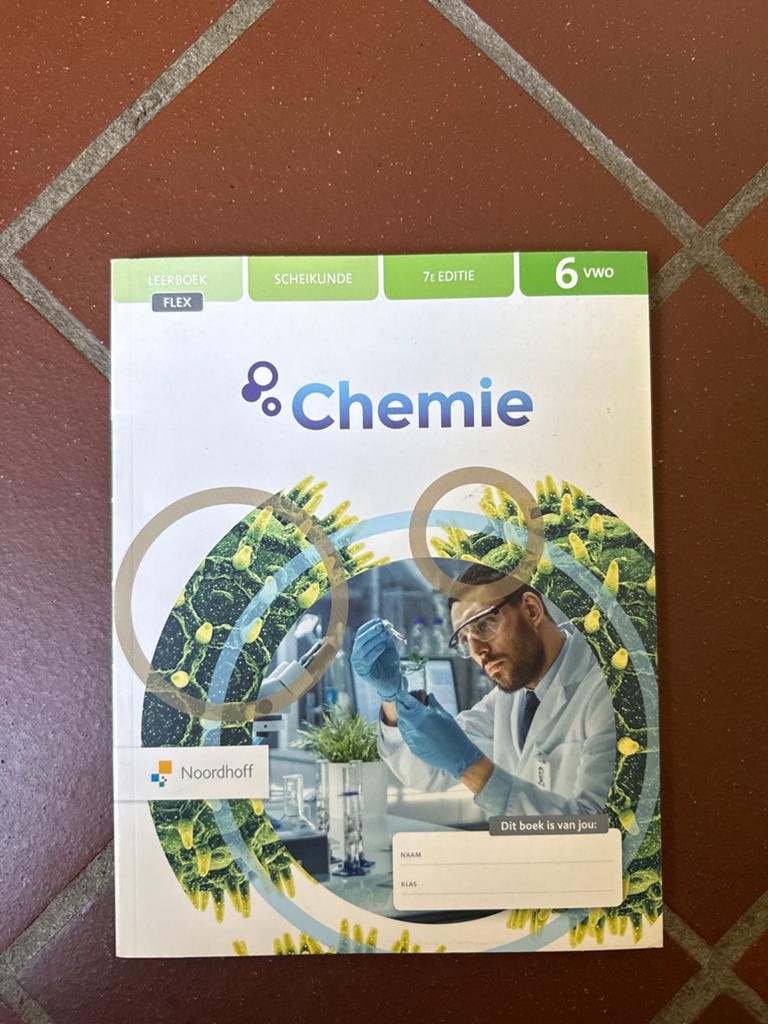 Chemie 6 VWO Leerboek Flex - Noordhoff 7e editie, Boeken, Schoolboeken, Ophalen of Verzenden, Nieuw, VWO, Scheikunde