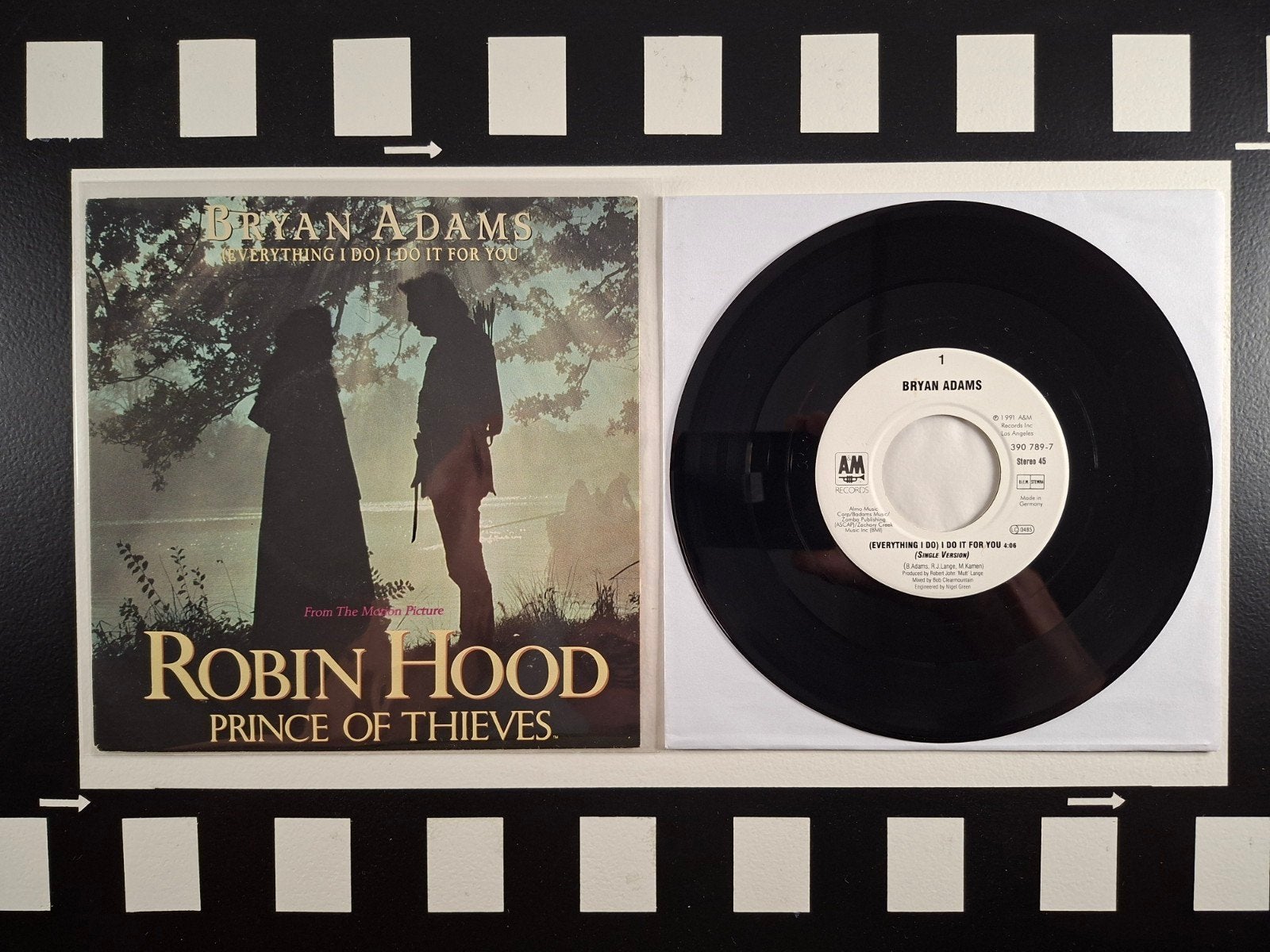 Bryan Adams Everything i do single, Gebruikt, 7 inch, Pop, Overige typen