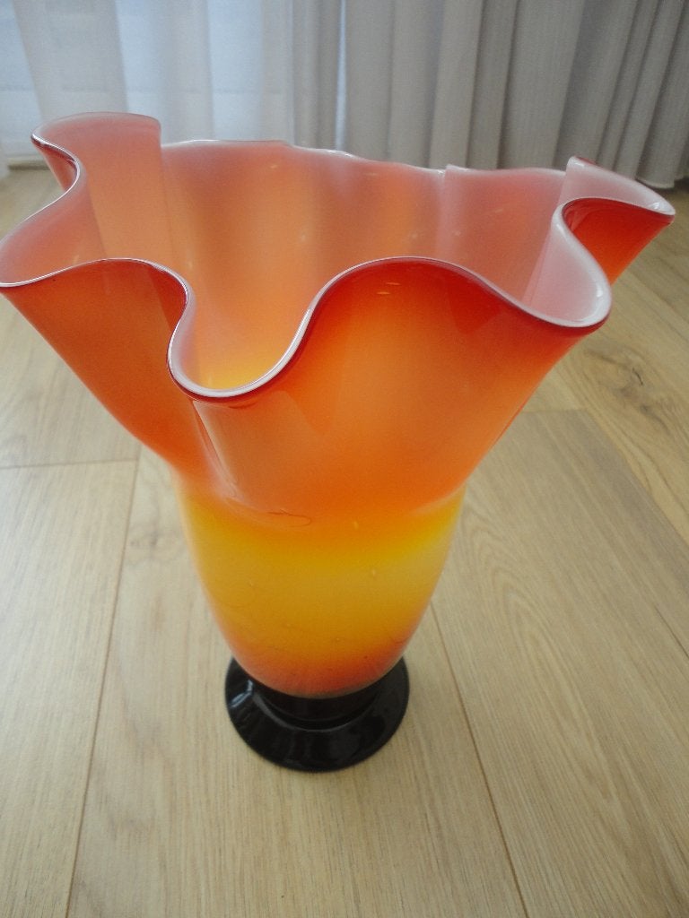 Schitterende zakdoekvaas, servetvaas Murano vaas mutlicolor, Ophalen of Verzenden