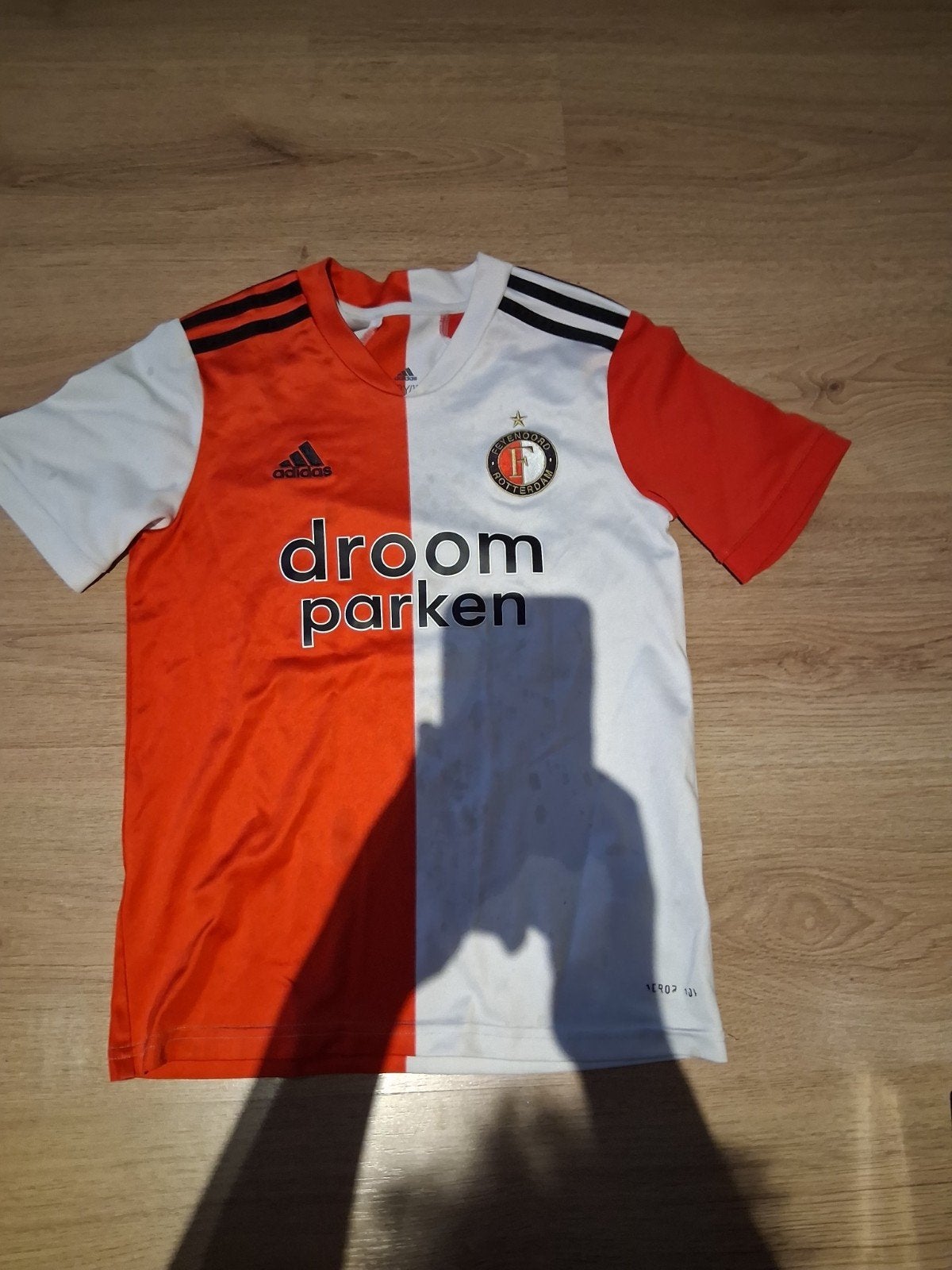 Feyenoord Thuisshirt Adidas Droomparken Maat 152, Ophalen of Verzenden, Gedragen, Adidas
