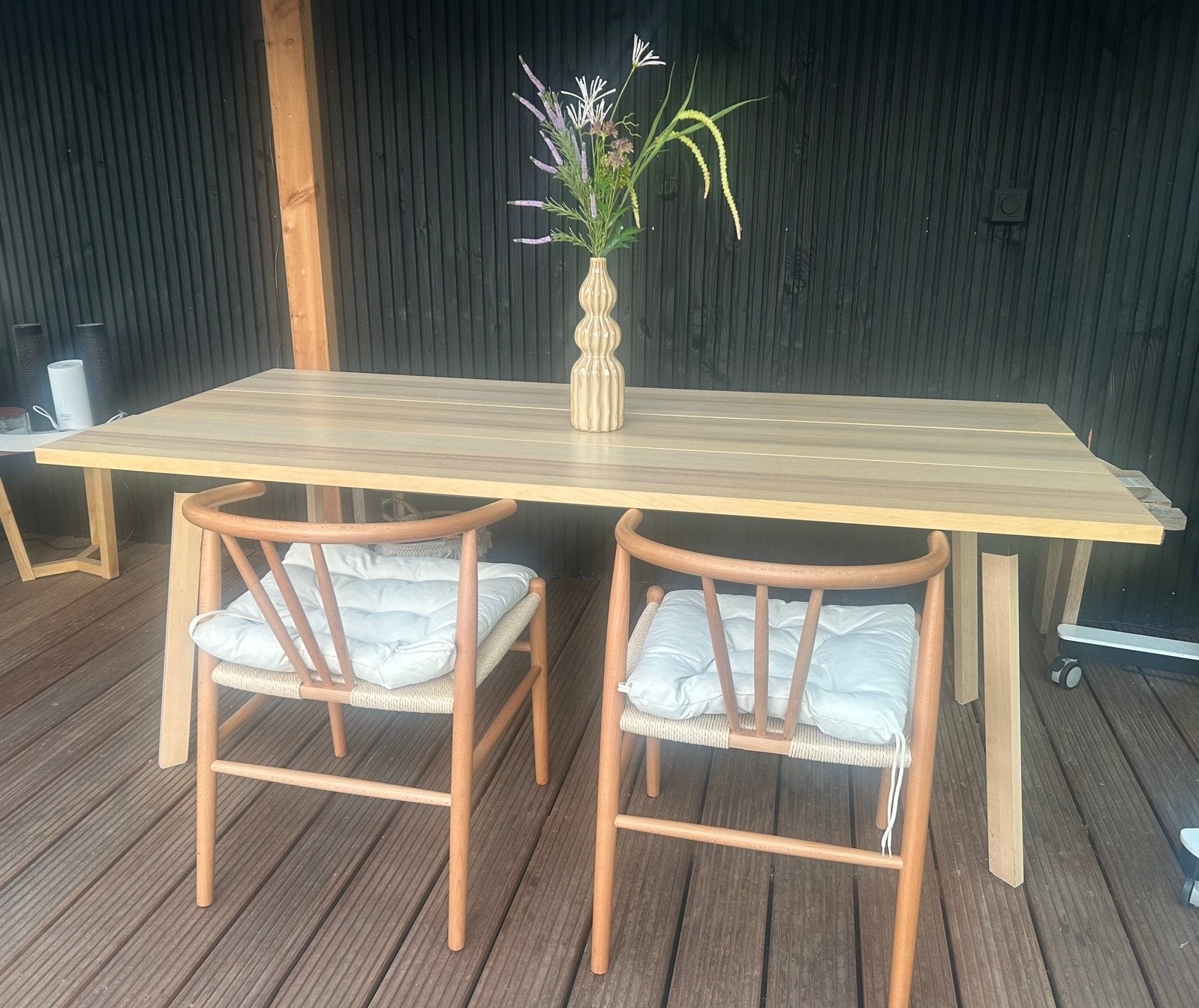IKEA YPPERLIG eettafel 200x90 cm, Ophalen, Gebruikt, 50 tot 100 cm, Vijf personen of meer