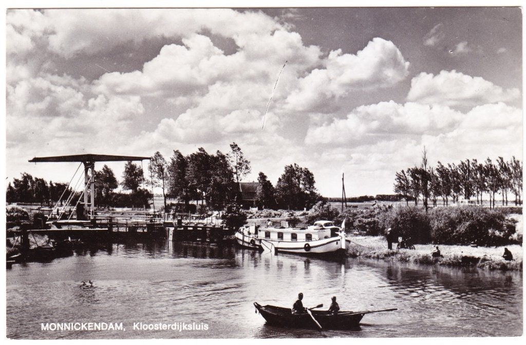 Monnickendam - Kloosterdijksluis, Verzenden, 1960 tot 1980, Ongelopen, Noord-Holland