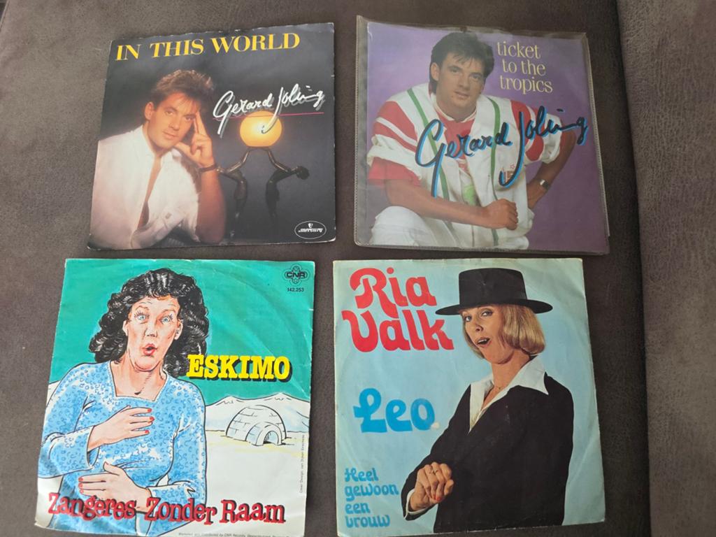 4x Nederlandstalige singles, Ophalen, Gebruikt, Nederlandstalig