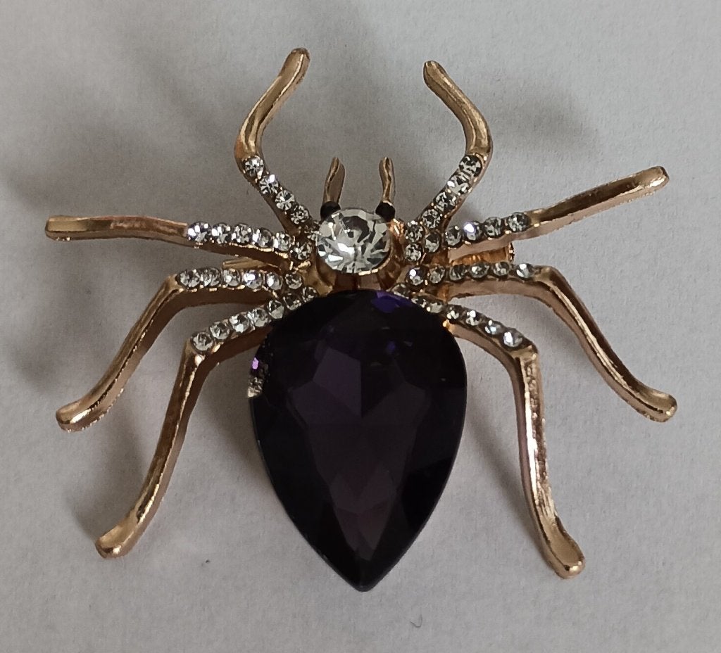 Spin broche, Overige materialen, 4 tot 7 cm, Overige kleuren, Nieuw