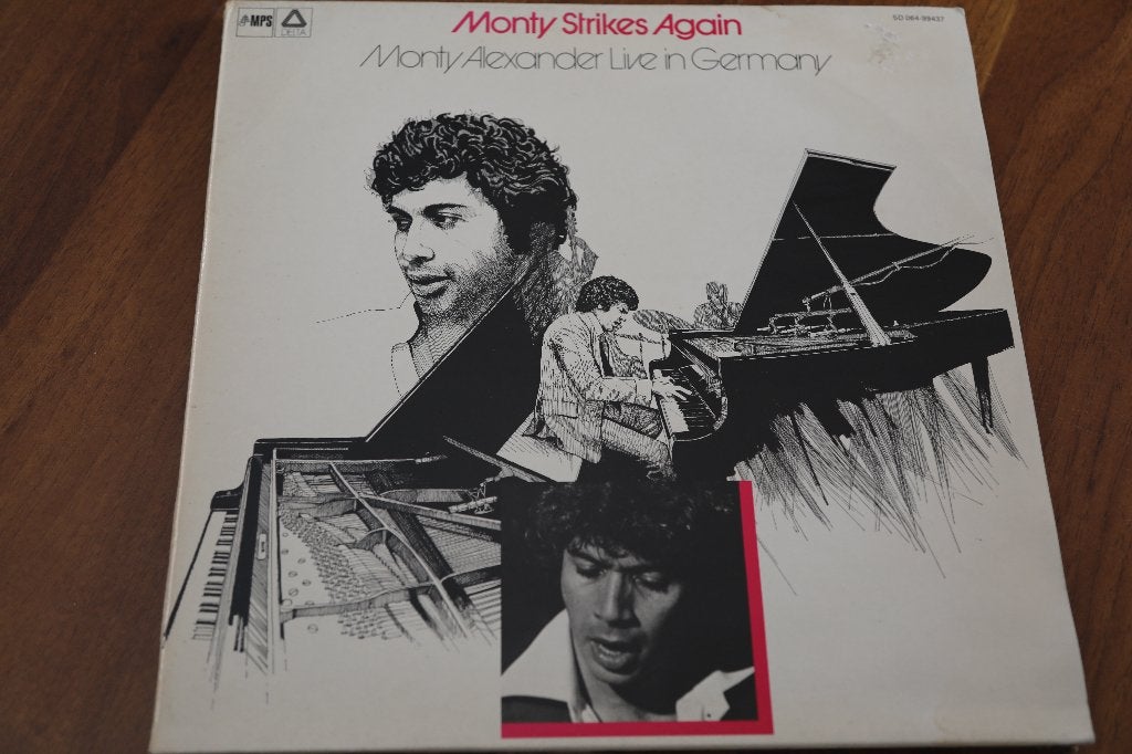 Monty Alexander live in Germany - Monty strikes again, 1960 tot 1980, Gebruikt, Ophalen of Verzenden, 12 inch