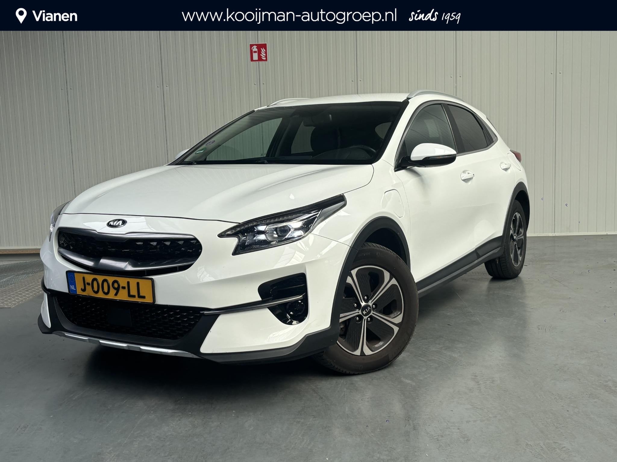 Kia XCeed 1.6 GDi PHEV DynamicPlusLine, Auto's, Kia, XCeed, Gebruikt, Leder en Stof, Wit