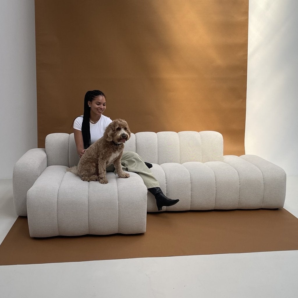 4x6 sofa X4 | Modulaire organische bank | Direct leverbaar, Ophalen, Modern, organisch, rond, modulair, elementen, 250 tot 300 cm
