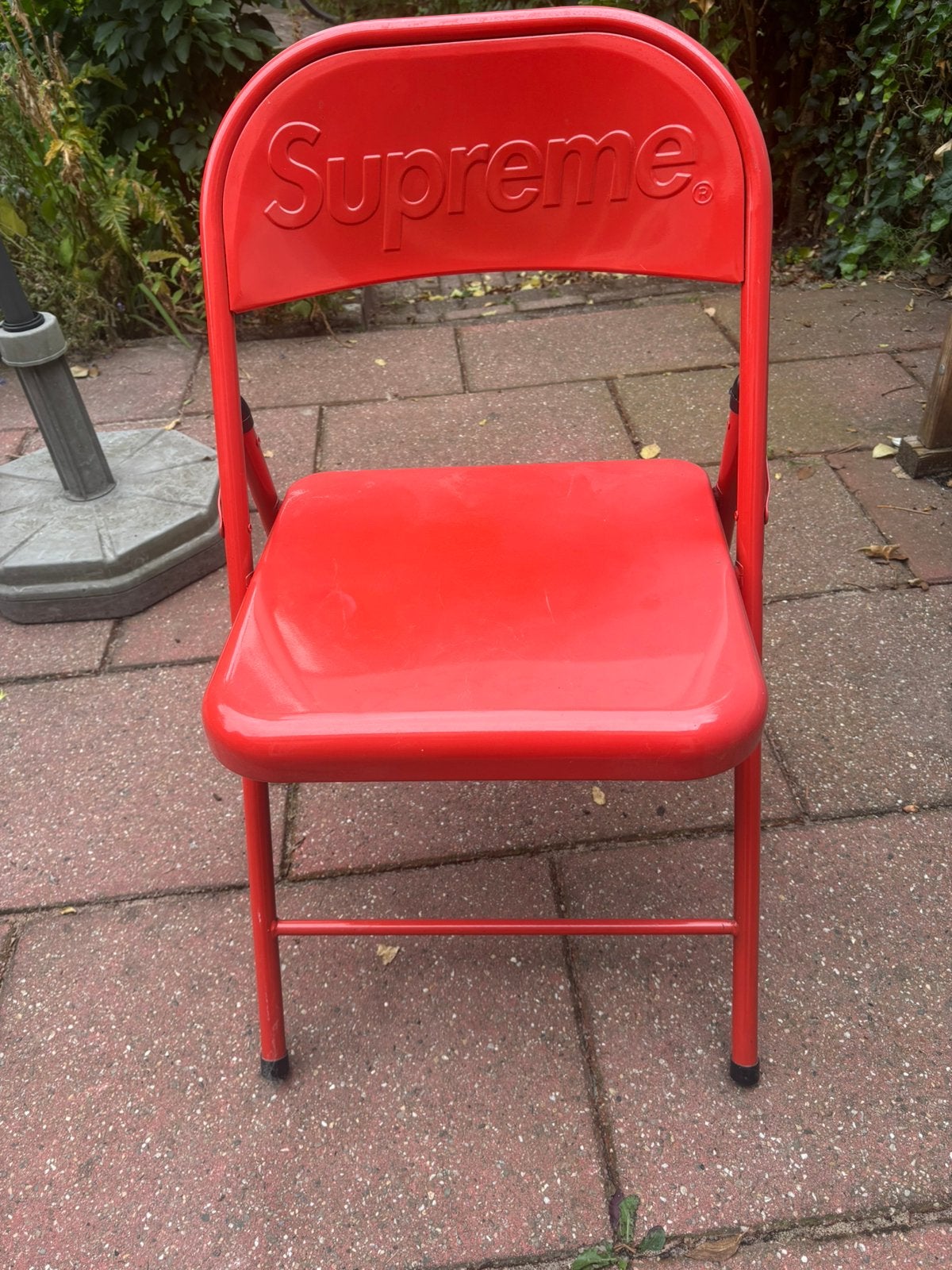 Supreme metal folding chair, Ophalen, Gebruikt
