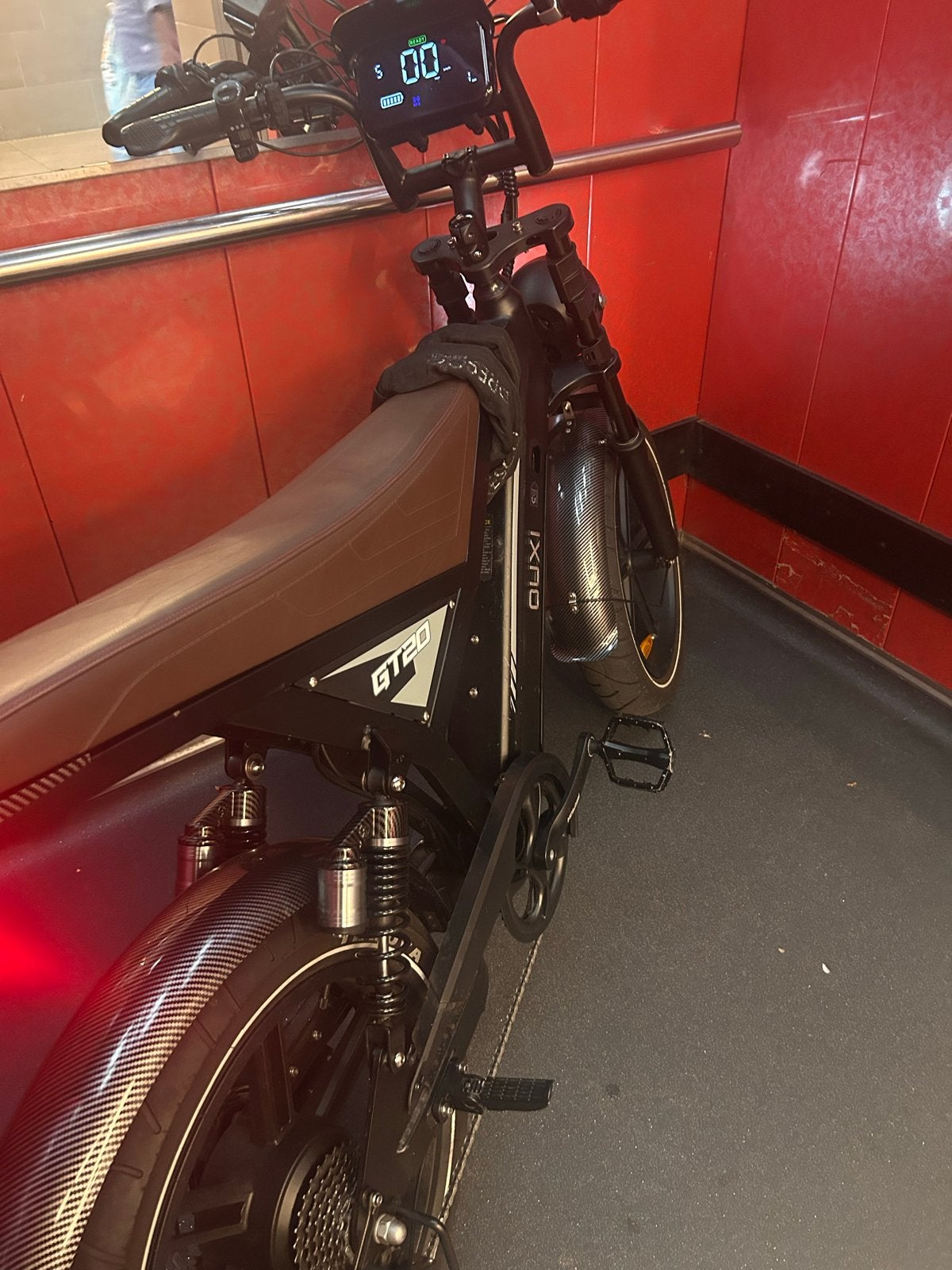 Ouxi Fatbike GT20 - Elektrische Fatbike bruin zadel, Ophalen, Zo goed als nieuw, Overige merken