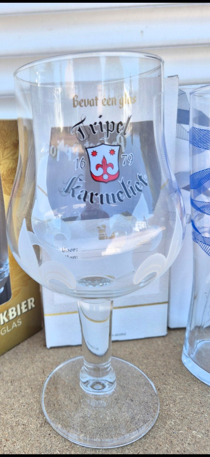 Tripel Karmeliet Bierglas - Nieuw in Doos, Ophalen