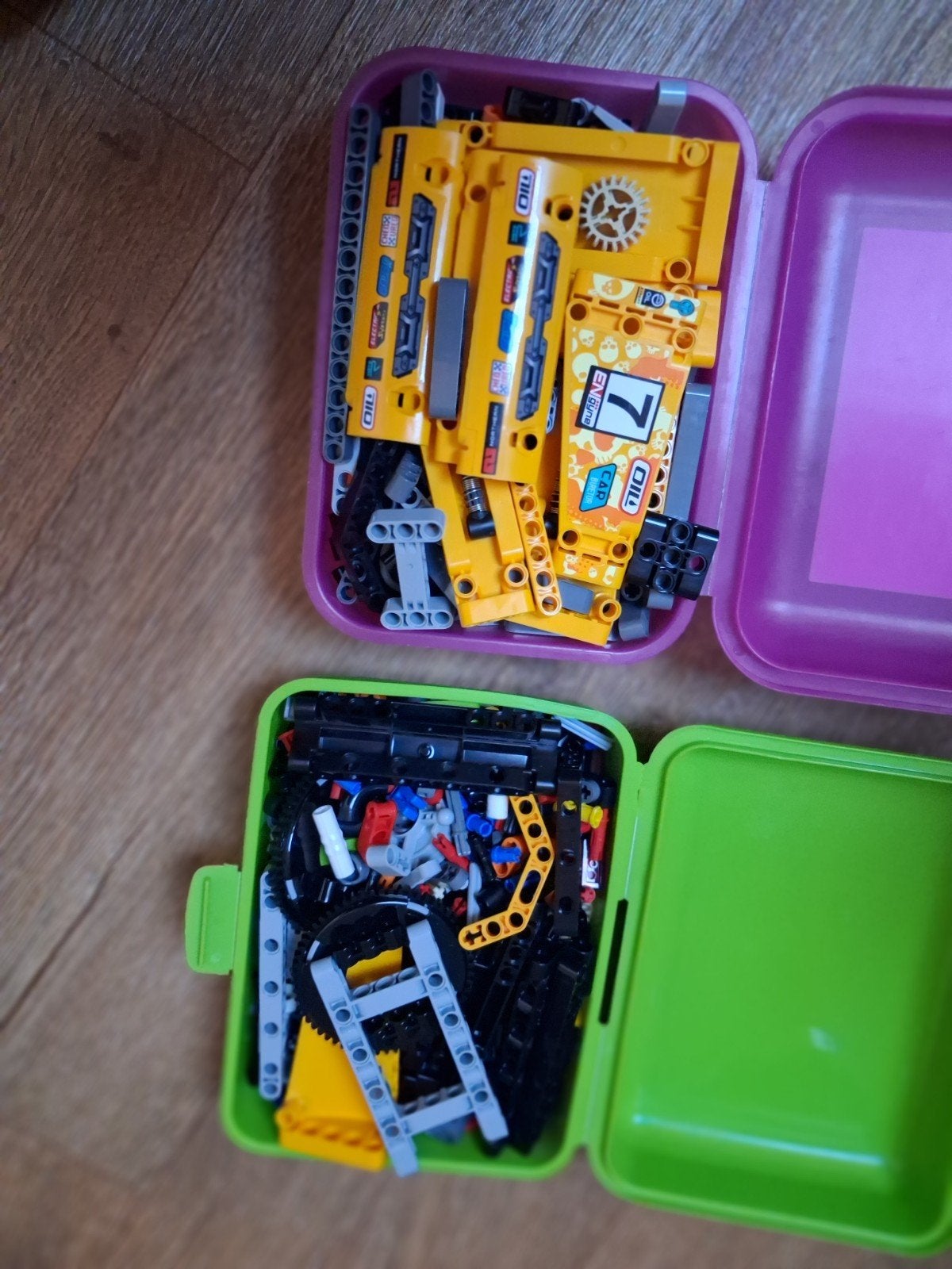 Lego Technic onderdelen in opbergdozen, Ophalen of Verzenden, Gebruikt, Overige merken
