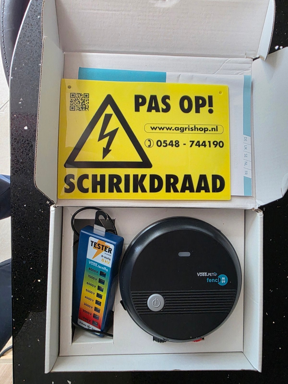 Schapennet / Honden afzetnet 25x0,65, Ophalen