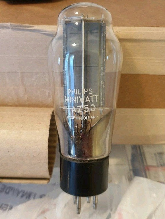 Philips AZ50 gelijkrichterbuis - NOS, getest, Ophalen of Verzenden