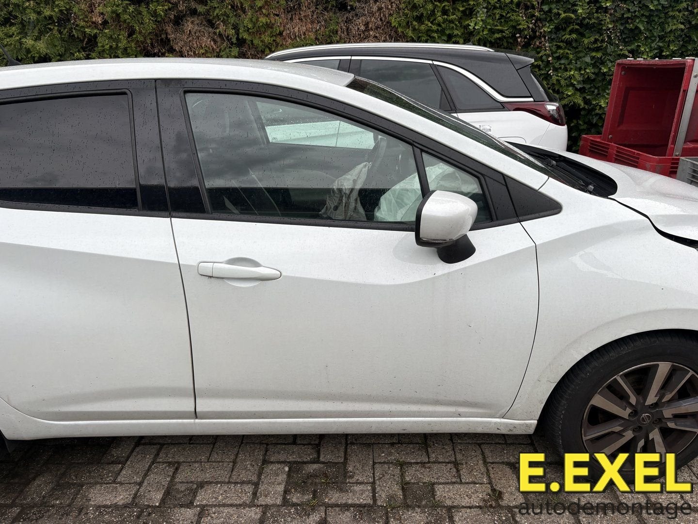Deur rechts voor Nissan Micra K14 2016-2025 WIT, Gebruikt, -, Deur, Ophalen of Verzenden