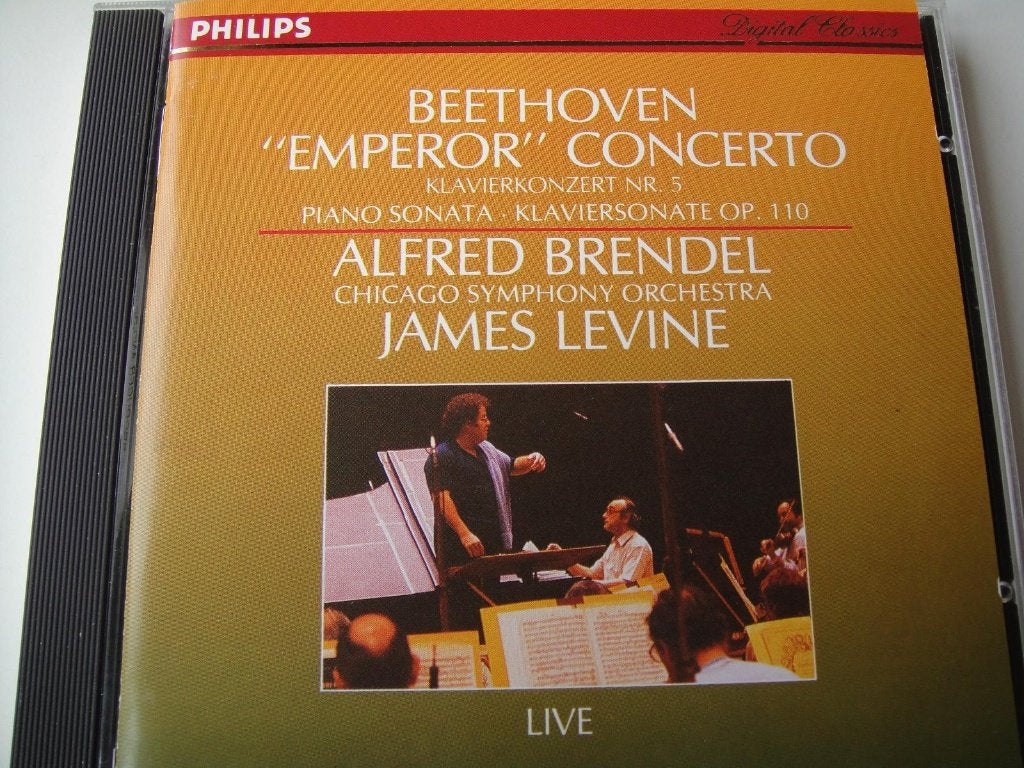 BEETHOVEN Emperor concerto CD BRENDEL LEVINE PHILIPS, Ophalen of Verzenden, Classicisme, Gebruikt, Orkest of Ballet