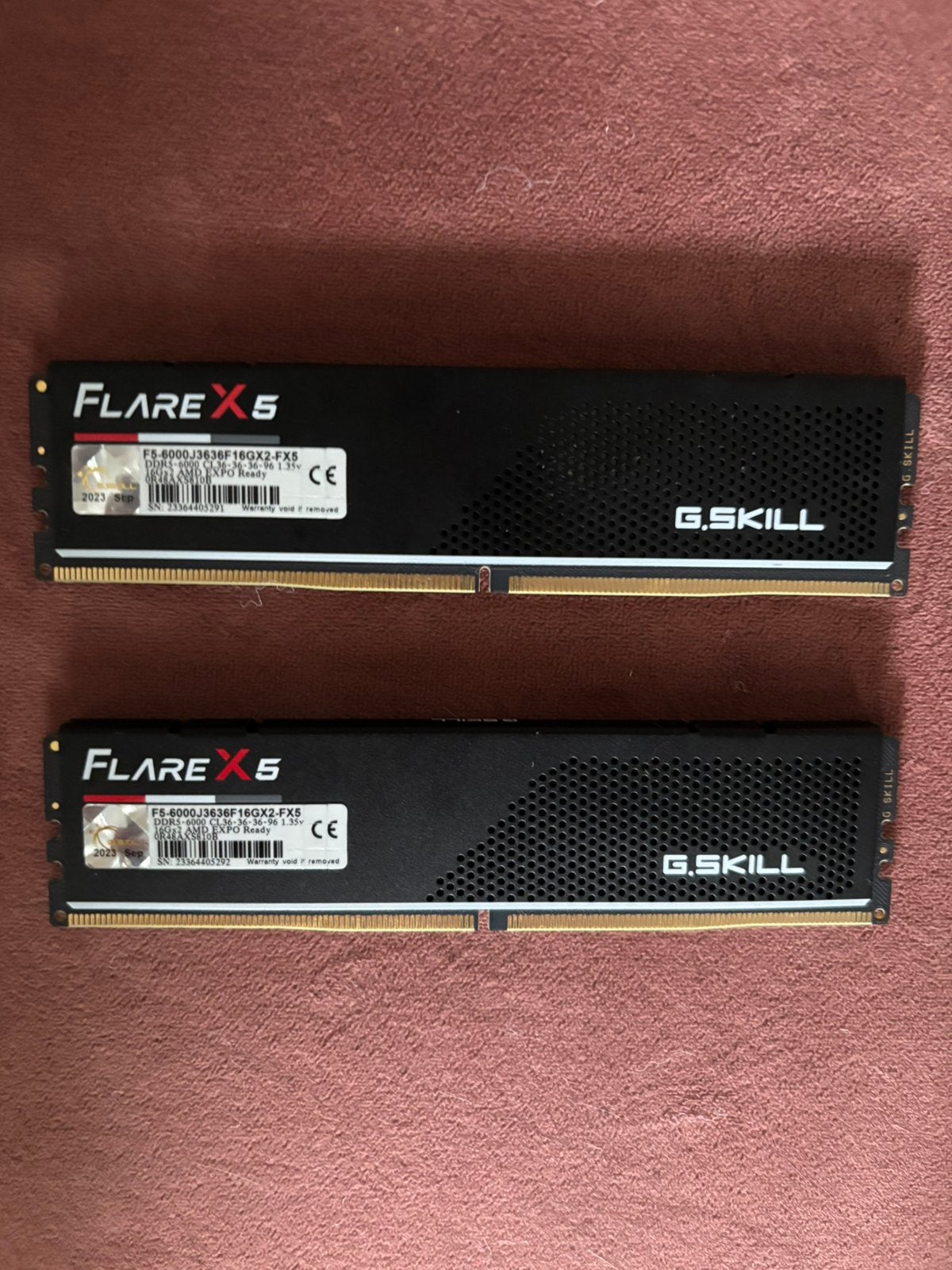 32 gigabyte ram ddr5, Computers en Software, RAM geheugen, Ophalen, 32 GB, Zo goed als nieuw, Desktop