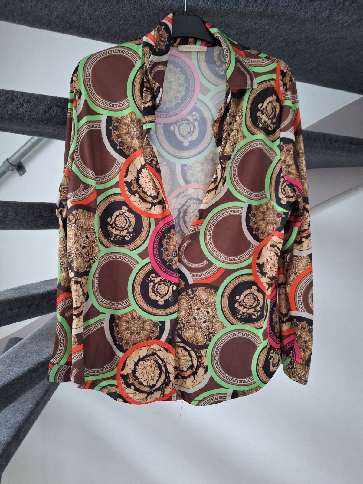 Triple Nine Blouse Maat 40, Kleding | Dames, Blouses en Tunieken, Maat 38/40 (M), Triple Nine, Bruin, Ophalen of Verzenden