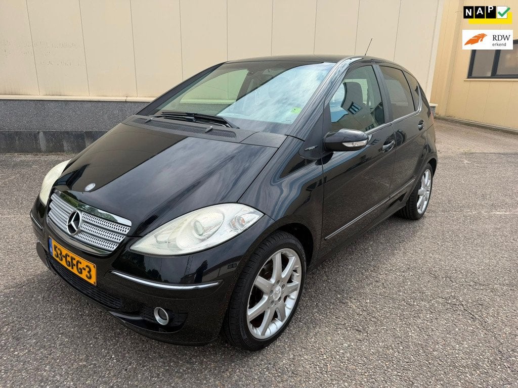 Mercedes-Benz A-klasse 170 Avantgarde Origin. 152.000Km, Gebruikt, Zwart, 4 cilinders, Origineel Nederlands