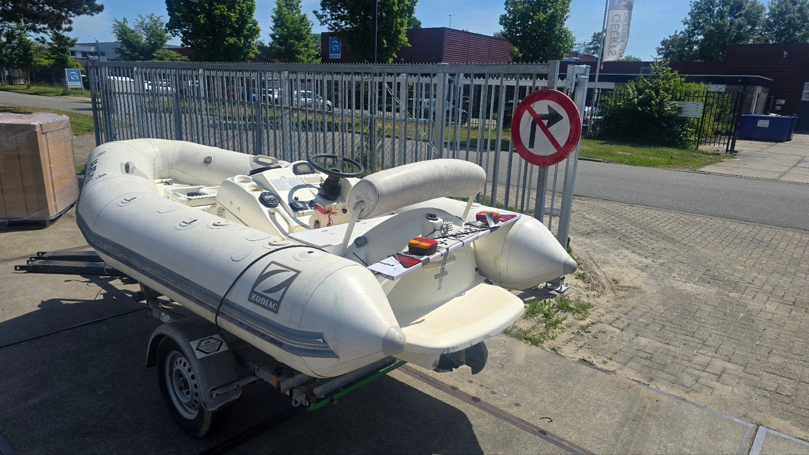 Zodiac Projet 85 pk met trailer (tegen meerprijs), Watersport en Boten, Rubberboten, Gebruikt, Ophalen of Verzenden, Zodiac, Buitenboordmotor