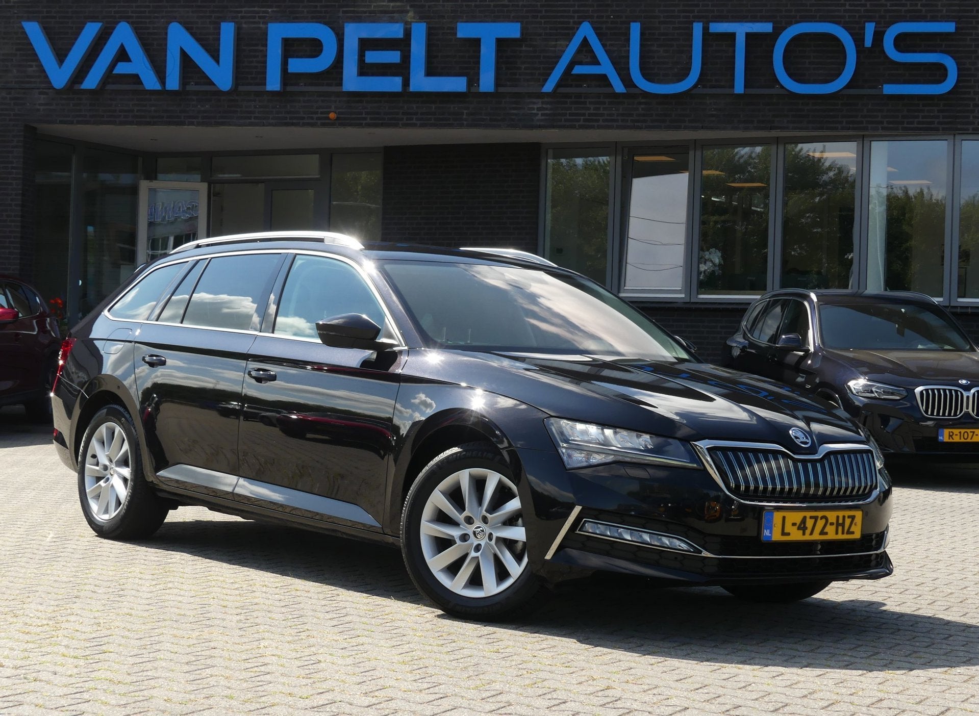Skoda Superb Combi 1.4 TSI iV Business Edition Plus / Canton, Stof, Gebruikt, Zwart, 1600 kg