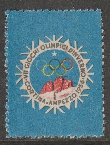 Italië cinderella Olympische Spelen Cortina d'Ampezzo 1956, Ophalen of Verzenden, Postfris