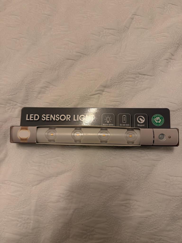 LED Sensor Licht - Warm Wit - Magnetisch - Batterijgevoed, Ophalen of Verzenden, Zo goed als nieuw