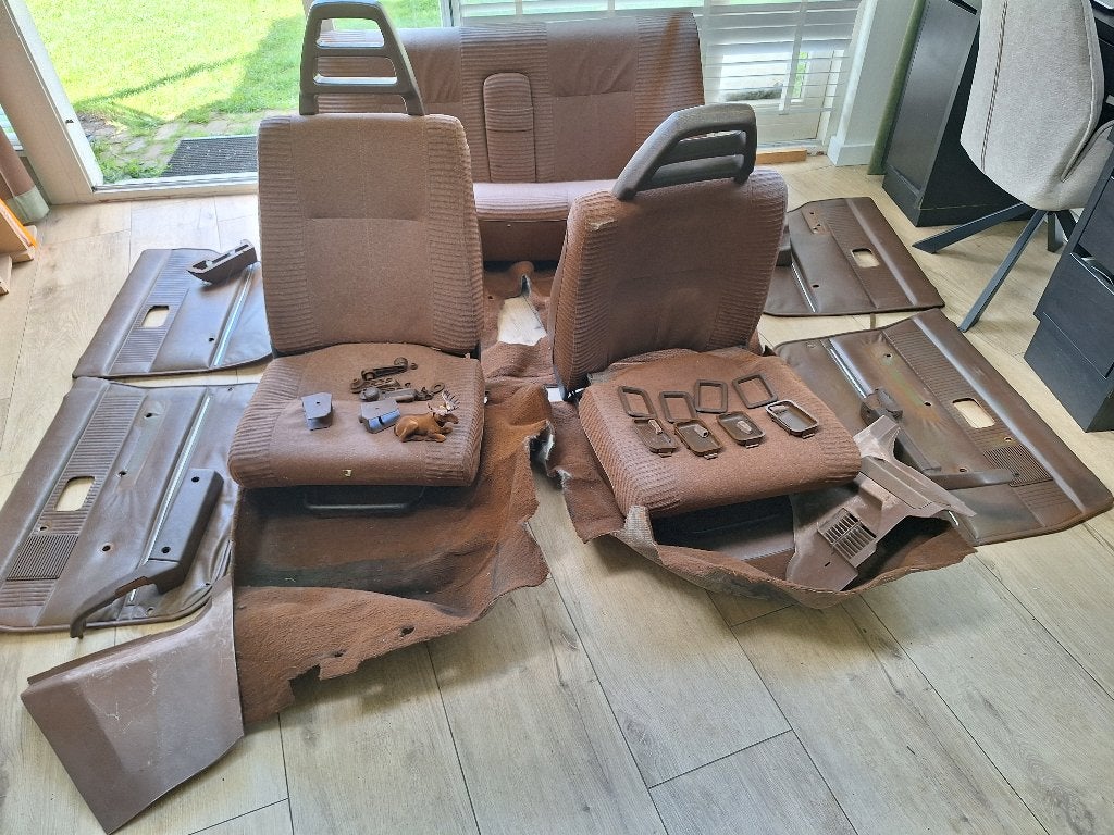 volvo 244 interieur bruin, Ophalen, Gebruikt, Volvo