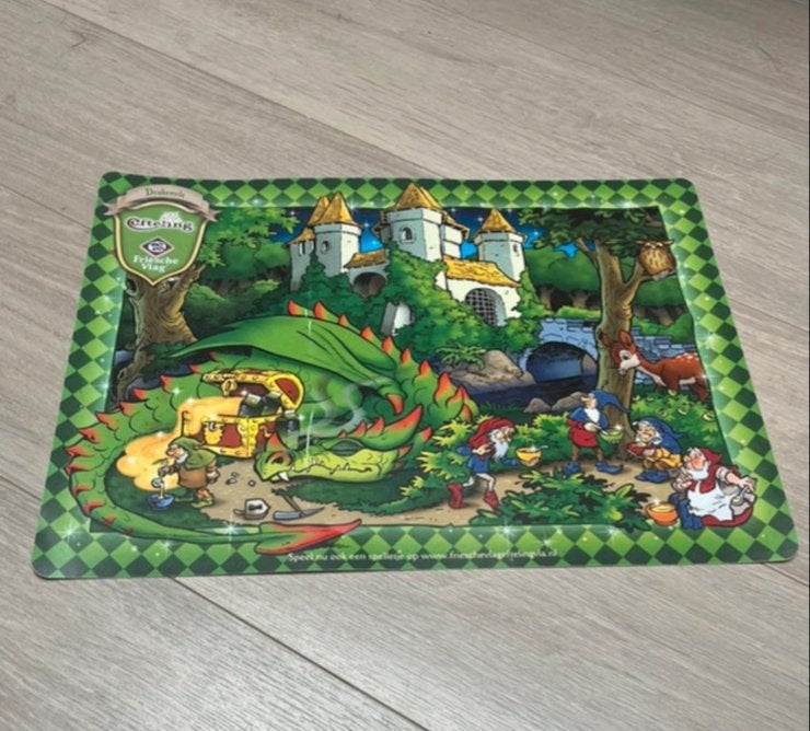 Efteling placemat, Verzamelen, Efteling, Ophalen of Verzenden, Gebruikt, Overige typen
