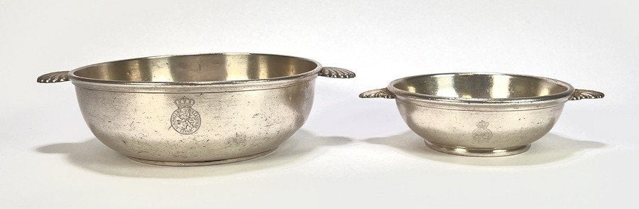 130. Verzilverde schalen, Christofle - Hollandsche Lloyd, Ophalen