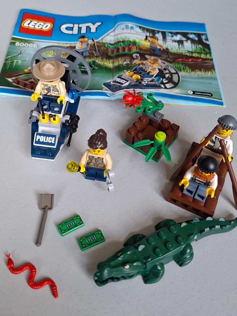 Lego City 60066 Moeras Politie Starter Set, City, Lego, Ophalen of Verzenden, Complete set