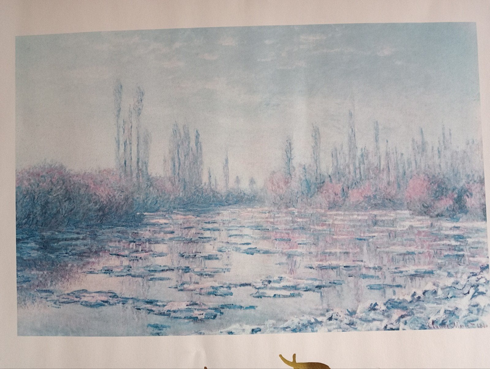 Claude Monet print Landschap, Ophalen of Verzenden