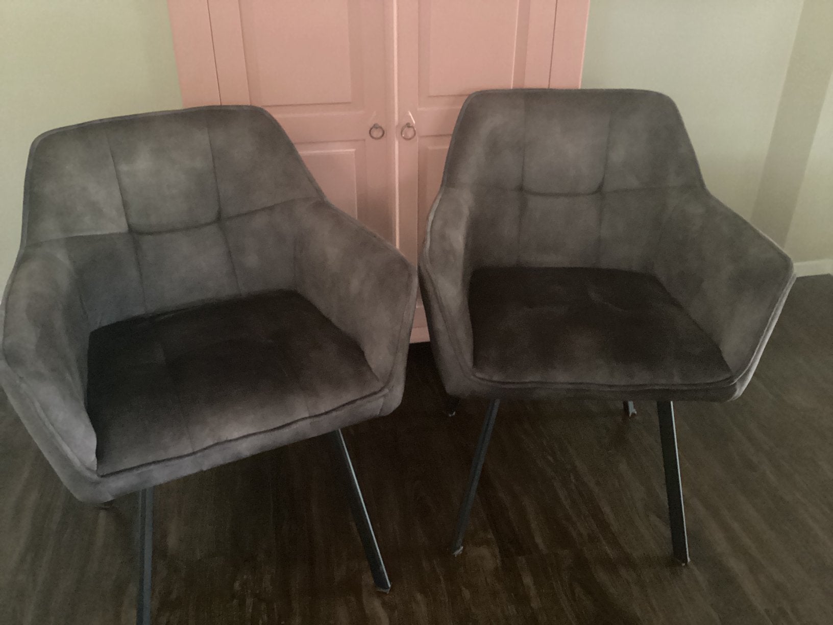 2 fauteuils, Huis en Inrichting, Ophalen of Verzenden, Zo goed als nieuw, Bruin, Twee
