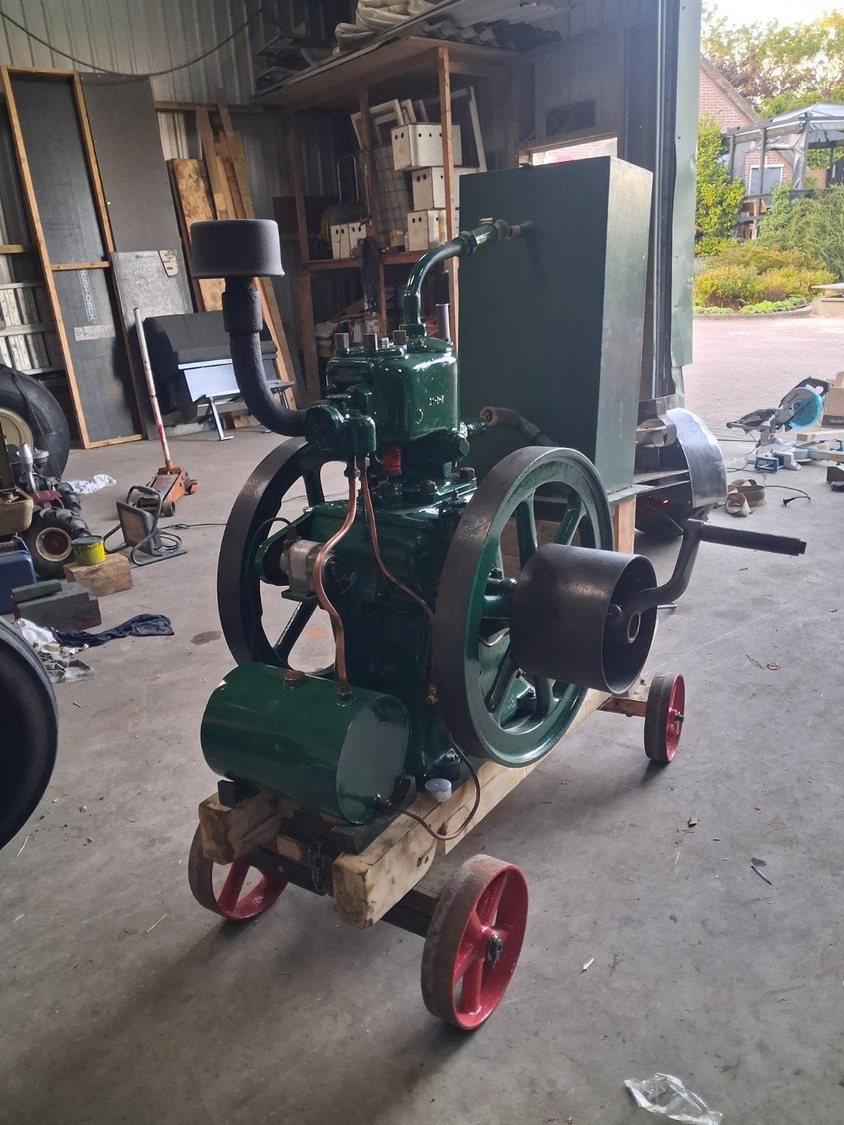 lister J te koop project stationaire motor, Ophalen of Verzenden, Benzinemotor
