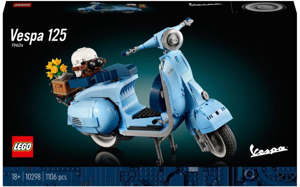 Lego Vespa Scooter (incompleet, met boekje), Ophalen of Verzenden, Gebruikt