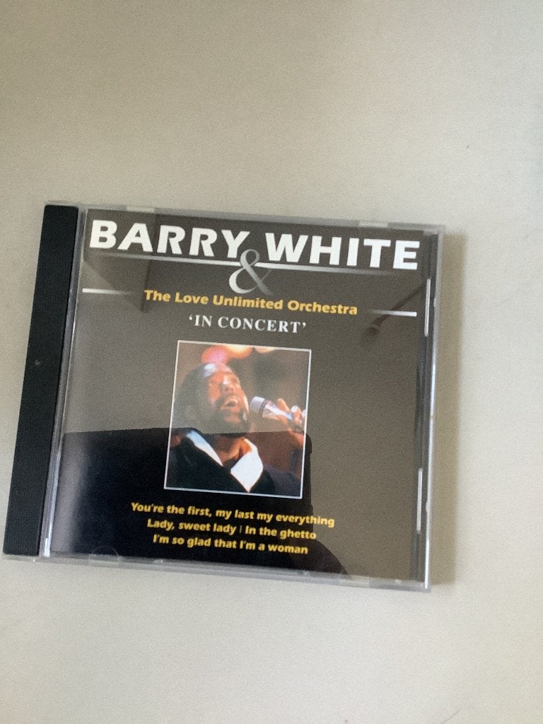 Barry white in concert., Ophalen of Verzenden