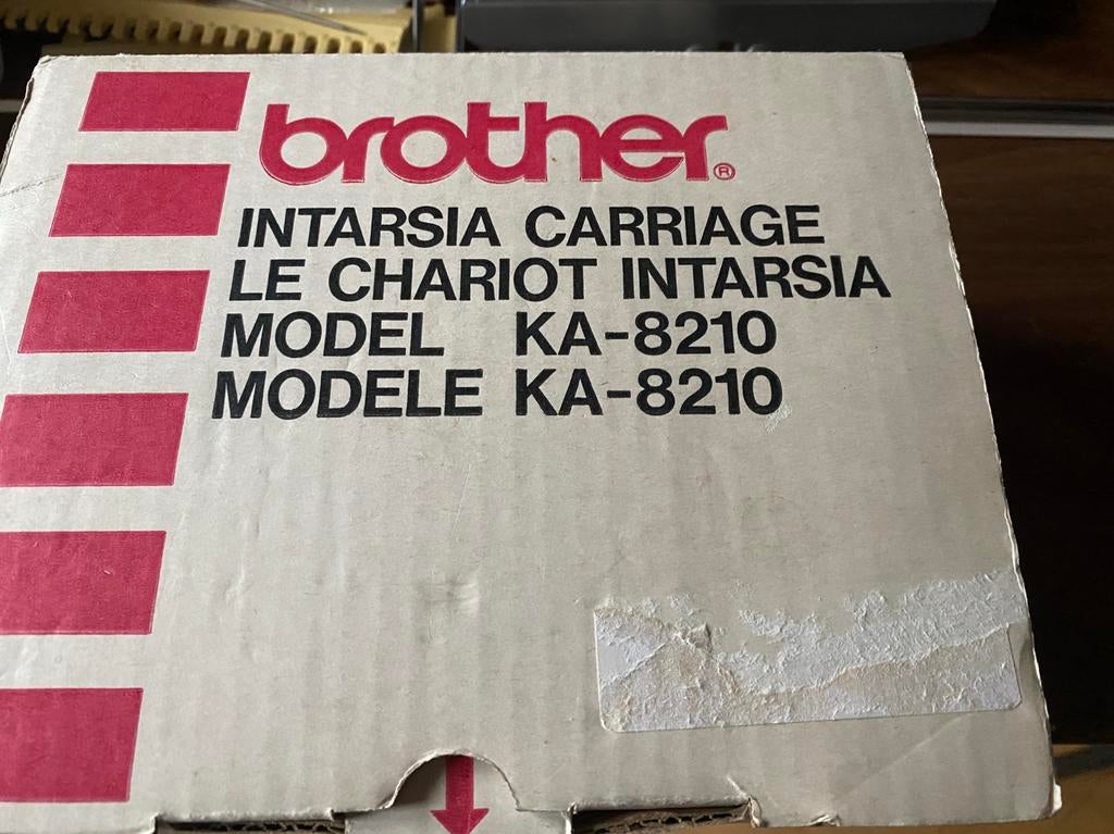 Brother Intarsia slede, Ophalen of Verzenden, Zo goed als nieuw, Breien, Machine