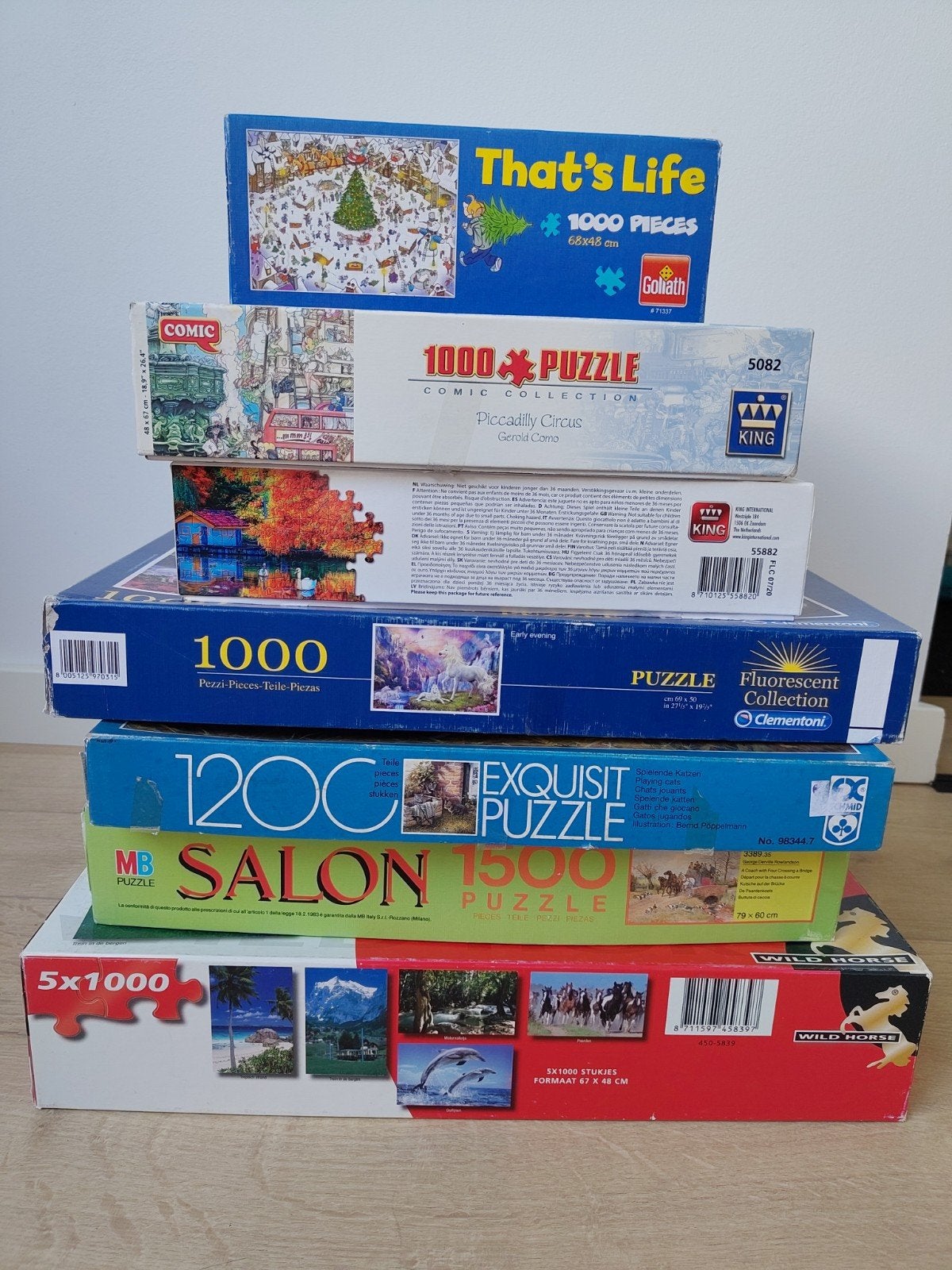 Diverse legpuzzels - 1000, 1200, 1500 stukjes, Hobby en Vrije tijd, Denksport en Puzzels, Ophalen of Verzenden, 500 t/m 1500 stukjes