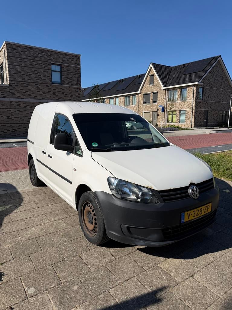 Volkswagen Caddy 1.2 Benzine 2012 |Trekhaak | Airco |, Auto's, Bestelauto's, Euro 5, 4 cilinders, Volkswagen, Wit