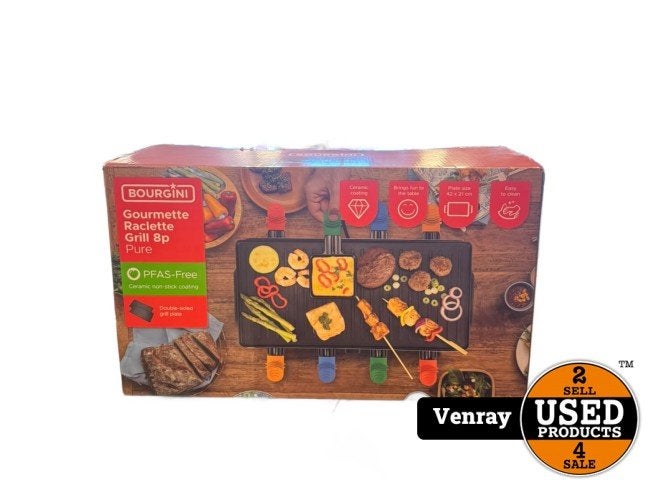 Bourgini Gourmette Raclette Grill 8P Pure | Nieuw, Flex Ltd., Zo goed als nieuw, https://flex.com/contact-us, Nobelstraat 10, 5807 GA Oostrum LB, Limburg, Nederland